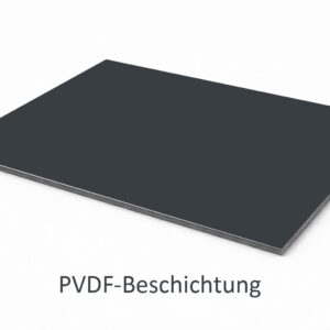 -PVDF- Aluverbundplatte 4mm / 122x244 cm  Anthrazit~RAL7016