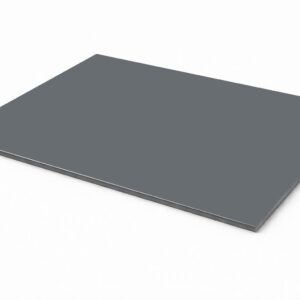 Aluverbundplatte 120x250 cm, dunkelgrau, 3 mm, PE