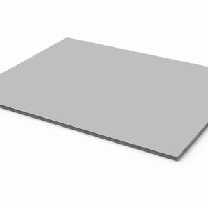 Aluverbundplatte 120x250 cm, hellgrau, 3 mm, PE