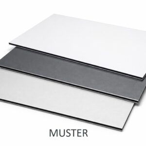 MUSTER Aluverbundplatte, PE / PVDF